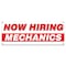 Signmission Now Hiring Mechanics Banner Apply Inside Accepting Application Single Sided B-30277 - alternate 1